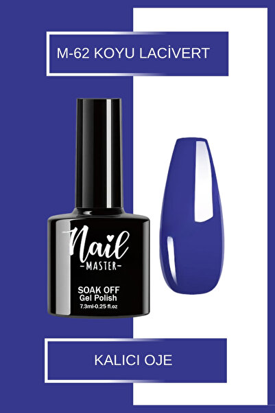 Nail Master M62 Kalıcı Oje 7,3 ml Koyu Lacivert