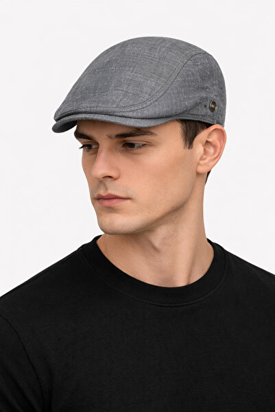 ZERAMİNE Muška londonska kapa – letnja ravna kapa, britanski model šešira