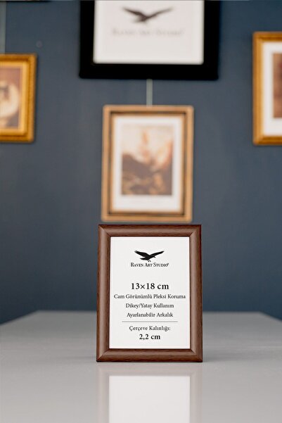 Raven Art Studio Περγαμόν 13x18 εκ. Καφέ Πλαίσιο Φωτογραφιών και Εγγράφων Πλα...