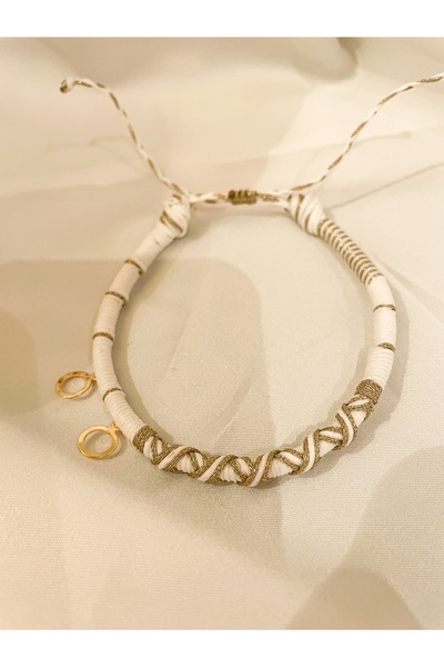 Koza İstanbul خلخال شرنقة بيضاء