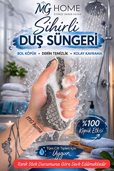 VENON ⭐⭐Banyo Vücut Duş Süngeri Sihirli ⭐Vücut Ölü Deri Sökücü Vücut Masaj Pe...