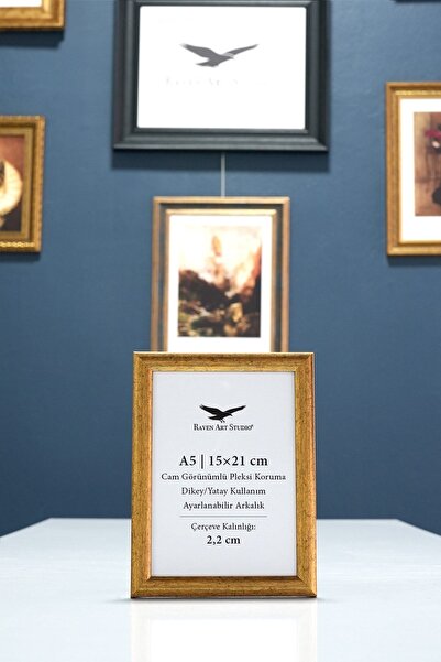 Raven Art Studio Περγαμόνο 15x21 εκ. Αντίκα Χρυσή Αφίσα Φωτογραφικού Έγγραφου...