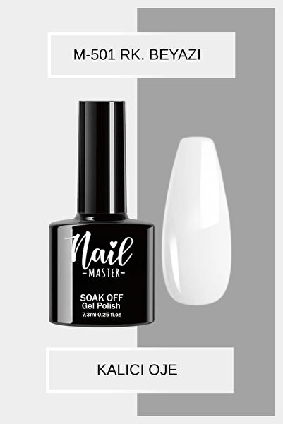 Nail Master M501 Kalıcı Oje 7,3ml Rakı Beyazı Koyu