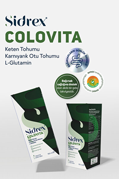 SIDREX COLOVITA 150 ML | SİNDİRİM SİSTEMİ DESTEKLEYİCİ ŞURUP