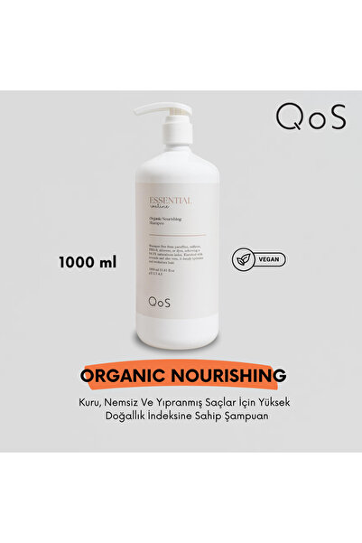 QOS Essential Routine Organic Nourishing Moisturizing Shampoo 1000ml