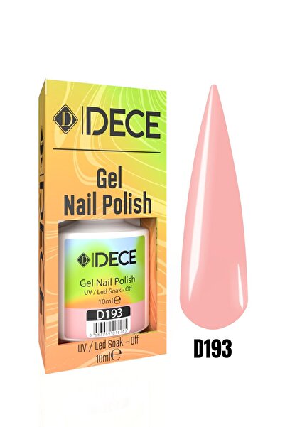 d dece Dece Kalıcı Oje UV LED D193 (PEMBE SERİSİ) 10ml