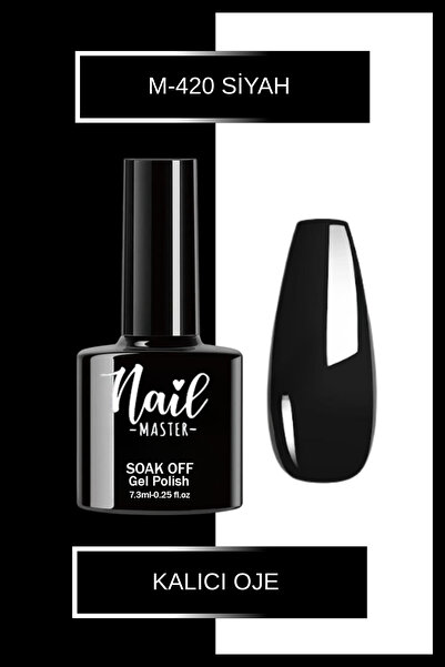 Nail Master M420 Kalıcı Oje 7,3ml Siyah