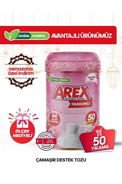 AREX Yardımcı Çamaşır Destek Tozu 50 Yıkama