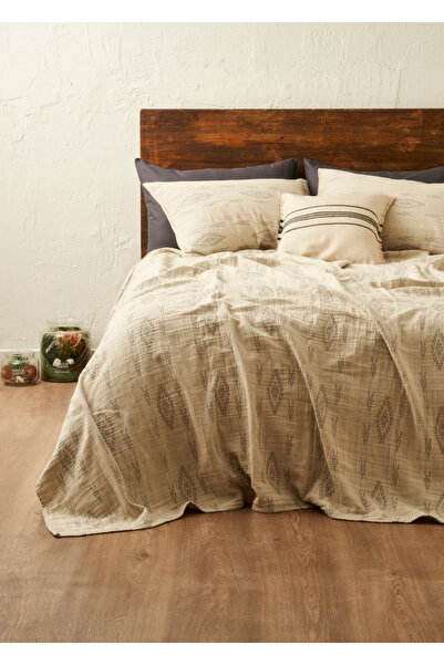 Bella Maison 100% Cotton Merlin Double Bedspread Set Green (240X260 cm)