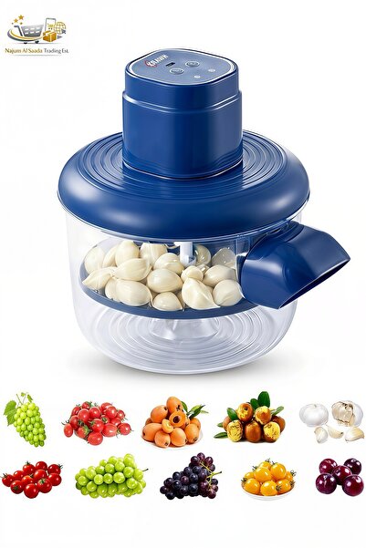 Generic آلة تقشير الثوم والخضراوات الكهربائية من كراون، أداة تقشير الفاكهة ال...