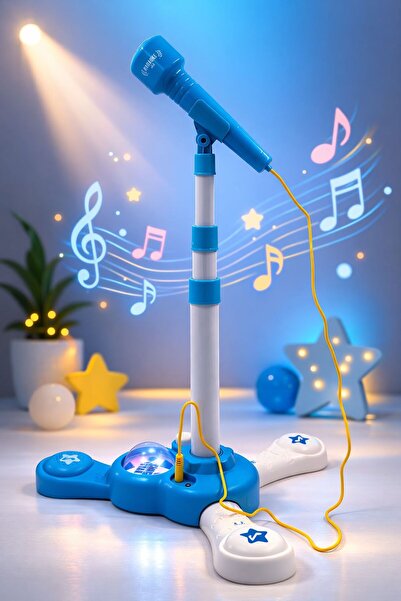 ZEYTOYS Oyuncak Müzikli Mikrofon