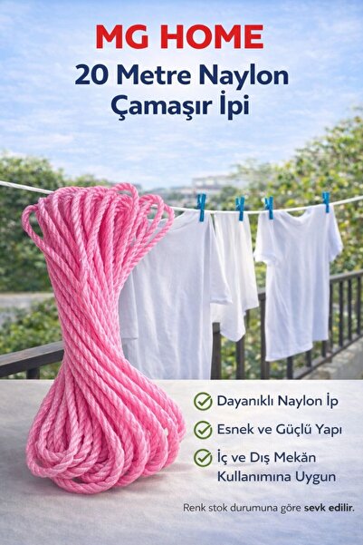 VENON 1 KOMAD 👕20 METARA 👕 Najlonska užad za veš Višenamenska užad za sušen...