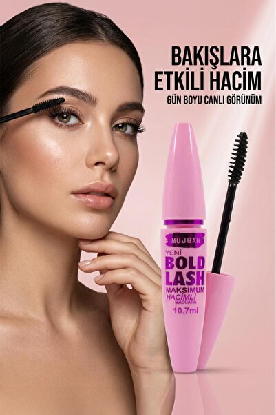 MUJGAN Bold Lash Maksimum Hacimli Maskara Pembe Renk