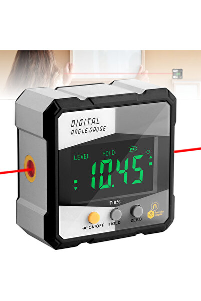 OEM Inclinometru digital portabil cu laser Clasa 2, Luxofia, precizie ±0.2°, ...