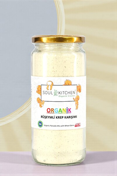 Soul Kitchen Organik Ürünler Organik Sertifikalı Rüşeymli Krep Karışımı Cam K...