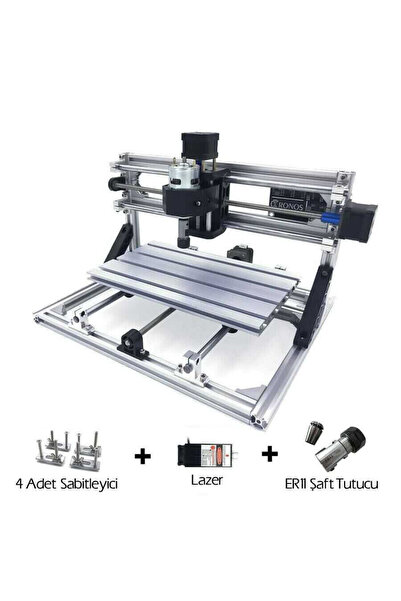 Genel Markalar CNC3018 2500mW Lazerli CNC Makinesi - Tezgahı