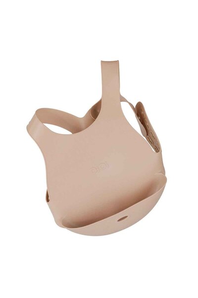 OiOi مريلة أطفال من السيليكون باللون البيج الفقاعي