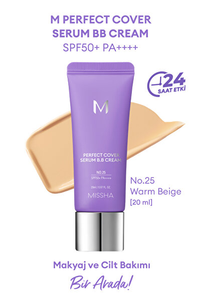 Missha Yaşlanma Karşıtı Bakım ve Aydınlık Görünüm Sunan M Perfect Cover Serum...
