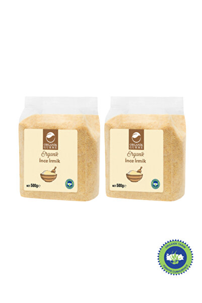 Organik Gurme 2'li Organik İnce İrmik 500 gr