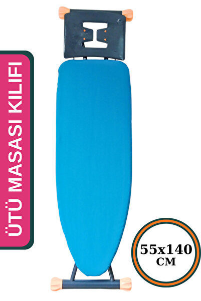 ASEV HOME Ütü Masası Kılıfı Büyük Boy Ipli Stoperli Keçeli Örtüsü Bezi 55x140...