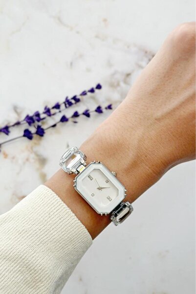 OQQO Aosta Gümüş Taşlı Kadın Kol Saati