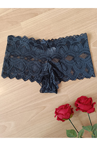 Dominant Miranda Full Lace Pack Women's Underwear Boxer Briefs (Anthracite)