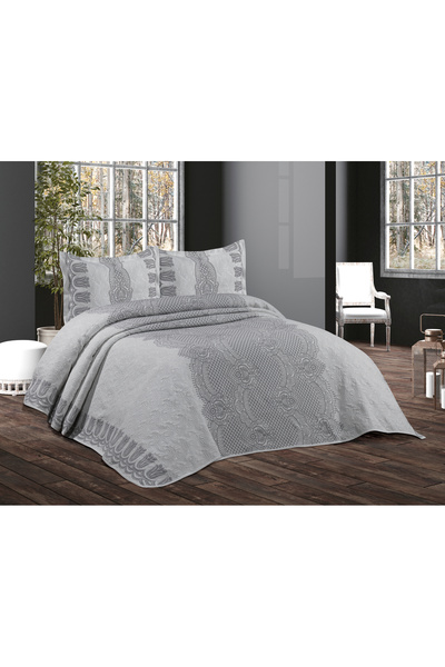 My Bed Home Collection Deluxe Ariana Model Μαξιλάρι Σετ Κουβερλί τεμαχίων Γκρι