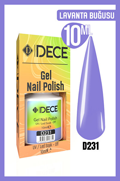d dece Kalıcı Oje UV Led D231 (MOR SERİSİ) 10ml