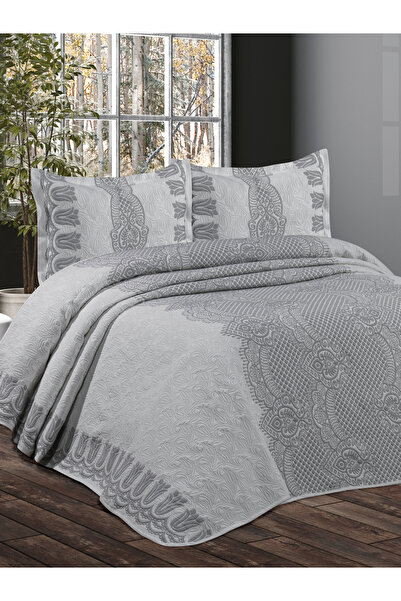 My Bed Home Collection Deluxe Ariana Model pernă piese cuvertură de pat Set Gri