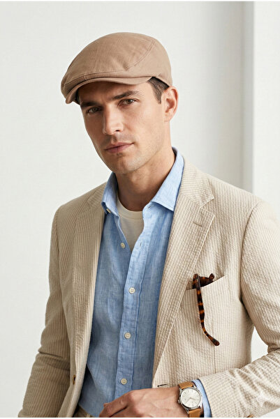 Göreme Aksesuar London Linen Sports Cap - Summer Hat