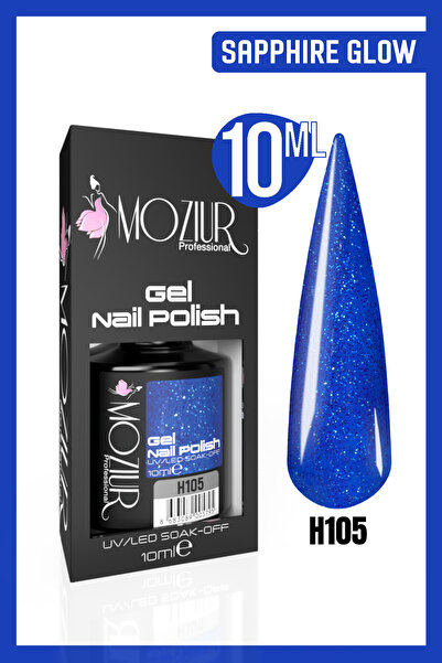 MOZIUR Kalıcı Oje UV Led H105 (SİMLİ SERİ) 10ml