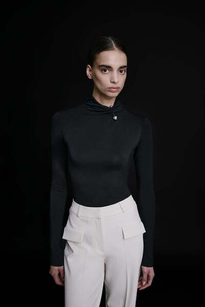 VATKALI Basic Blouse with Accessory Details