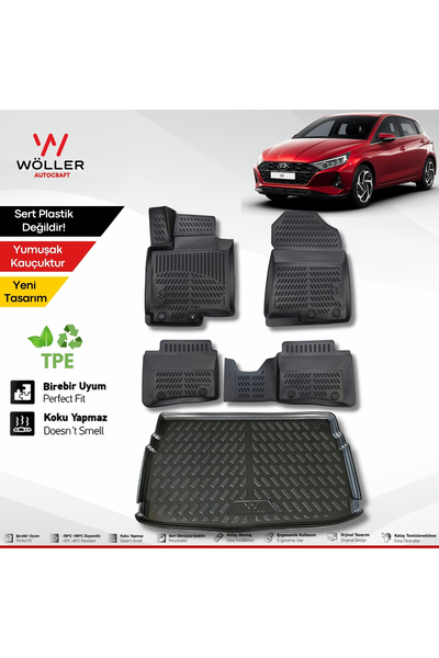 wöller Hyundai I20 Paspas Bagaj Havuzu 2020 Sonrası 3d Ultraflex Set