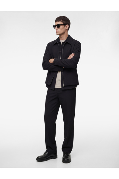 Koton Slim Fit Viskon Karışımlı Cepli Düğmeli Chino Pantolon