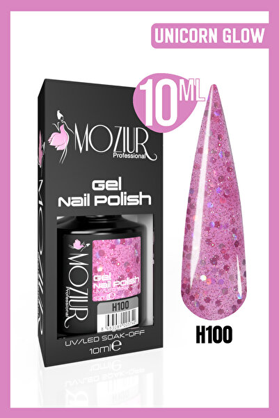 MOZIUR Kalıcı Oje Uv Led H100 (SİMLİ SERİ) 10ml