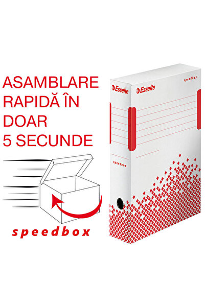 Esselte Archiving and transport container with lid recycled cardboard spine 1...