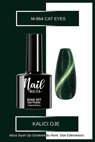 Nail Master M864 Kalıcı Oje 7,3ml Cat Eyes