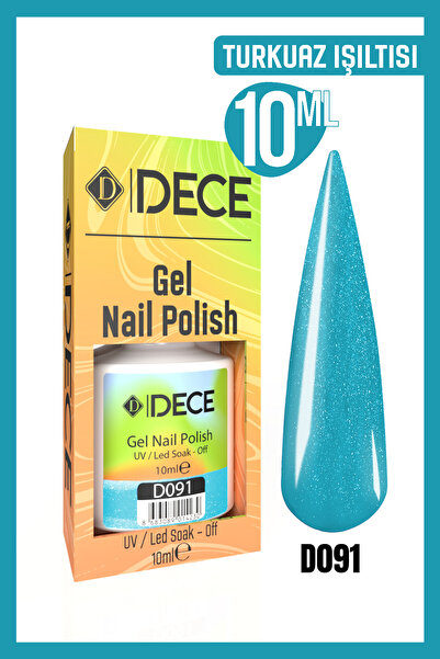 d dece Dece Kalıcı Oje UV LED D091 (IŞILTI SERİSİ) 10ml