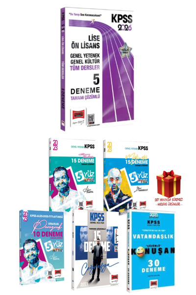 Yargı Yayınları 2026 Yargı Lise Ön Lisans Deneme Sınavı+GYGK Çıkmış Sorular+H...