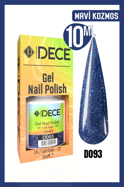 d dece Kalıcı Oje UV LED D093 (SİMLİ SERİ) 10ml