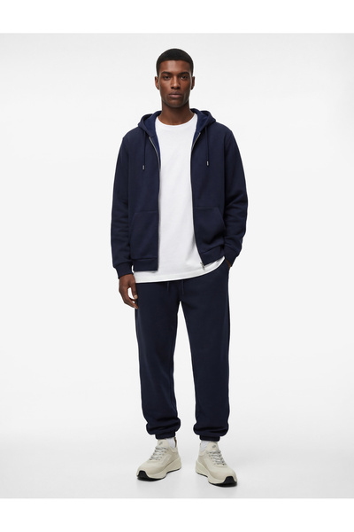 Koton Αθλητικό παντελόνι Jogger με ελαστικές τσέπες στα πόδια, στριφωμένο σχέ...