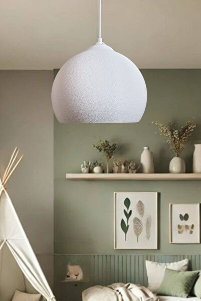 decory Persei Dokulu Yüzey Avize Yatak Odası - Oturma Odası Tasarım Tekli Avize Bioplastik E27