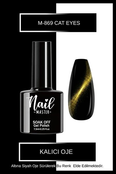 Nail Master M869 Kalıcı Oje 7,3ml Cat Eyes