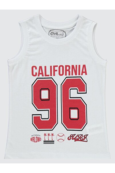 Civil Boys 96 Štampano Kapri 6-9 godina set - bela 7-8 godina