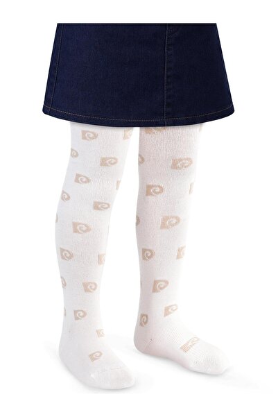 Pierre Cardin 3-11 години Детски чорапогащи за момичета - Екру 3-4 години