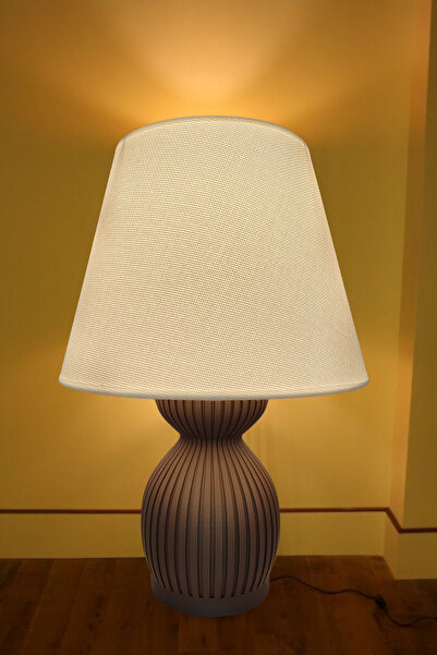 decory Pera Special Design Body, Fabric Head Modern Lampshade (E27 Base)