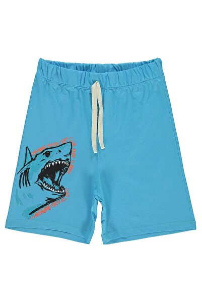 Civil Boys Σορτς Shark με τύπωμα για 6-9 ετών - Μπλε 6-7 ετών