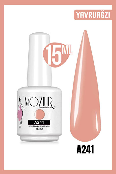 MOZIUR Kalıcı Oje UV Led A241 (NUDE SERİSİ) 15ml