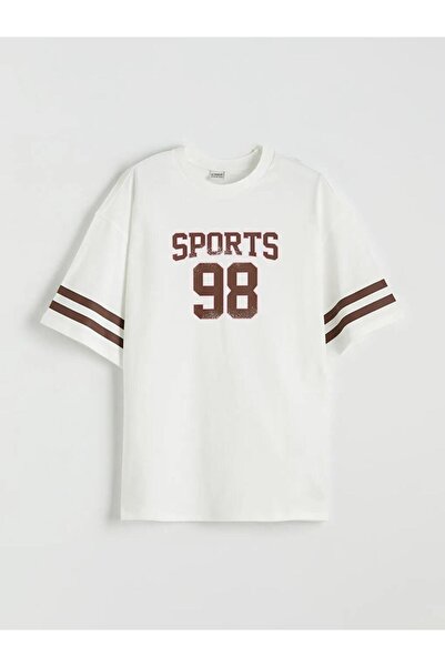 LC Waikiki Tricou pentru fete cu imprimeu și guler rotund (S6)