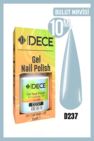 d dece Kalıcı Oje Uv Led D237 (MAVİ SERİSİ) 10ml